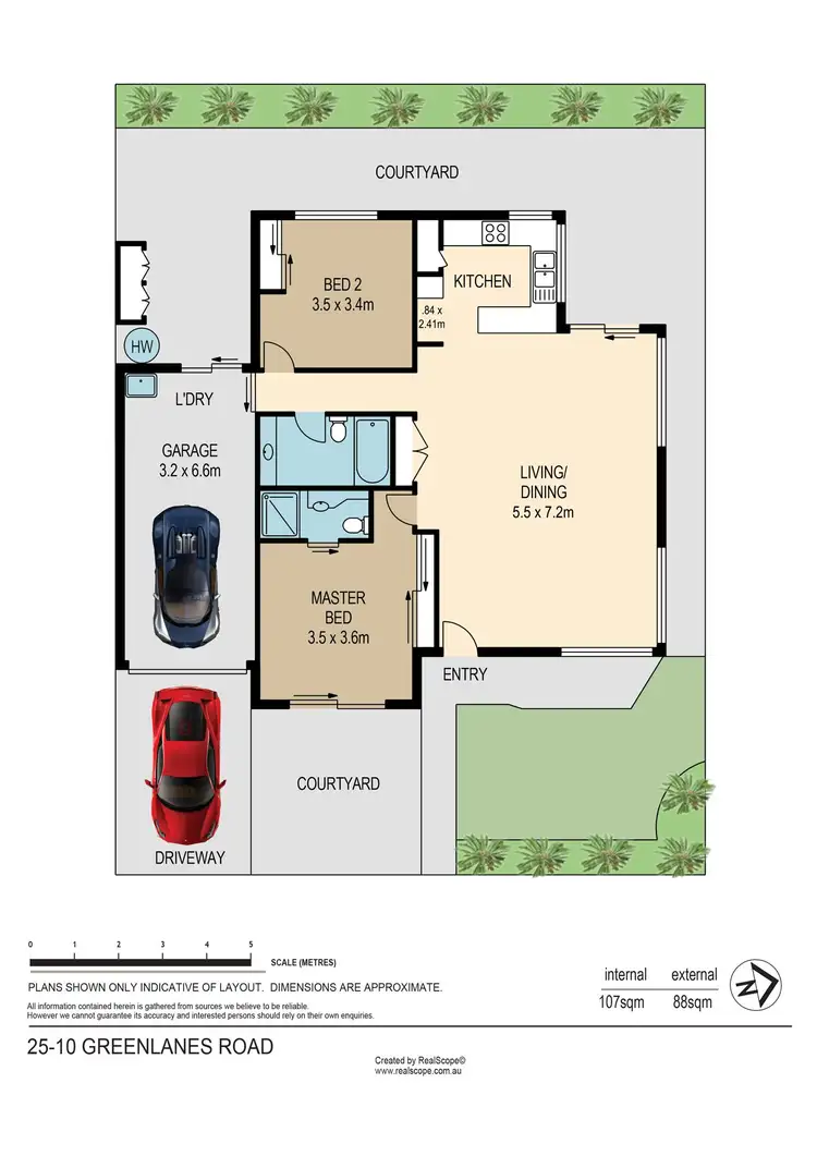 Floorplan of Homely townhouse listing, 25/10-14 Greenlanes, Ashgrove QLD 4060