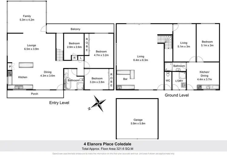 Floorplan of Homely house listing, 4 Elanora Place, Coledale NSW 2515