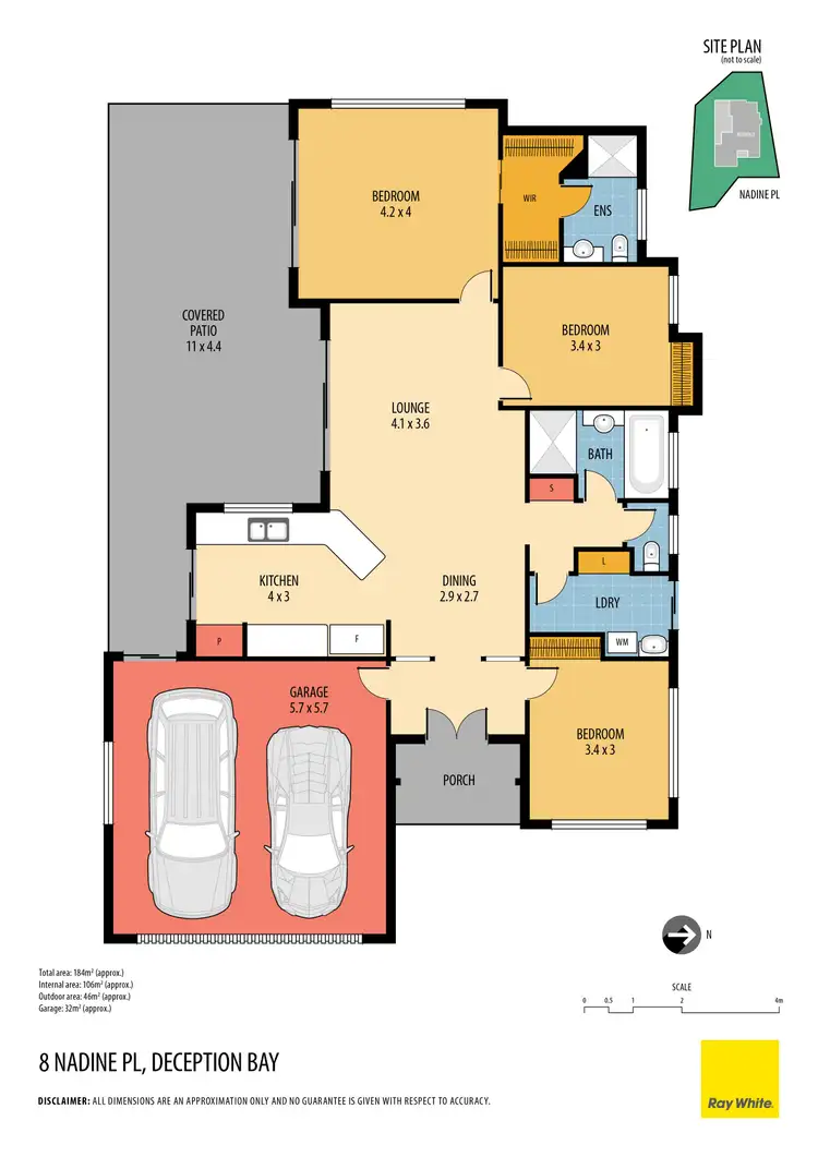 Floorplan of Homely house listing, 8 Nadine Place, Deception Bay QLD 4508