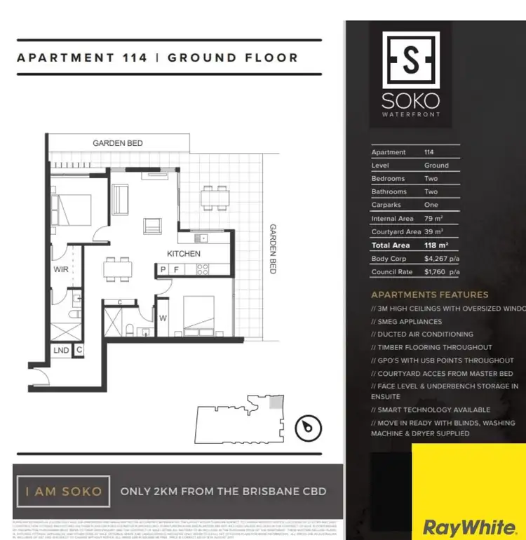 Floorplan of Homely apartment listing, 114/21 Duncan Street, West End QLD 4101