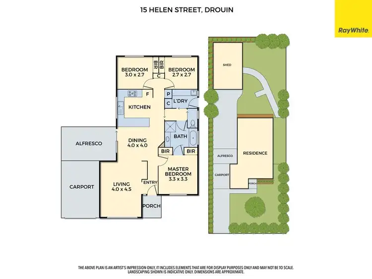 Floorplan of Homely house listing, 15 Helen Street, Drouin VIC 3818
