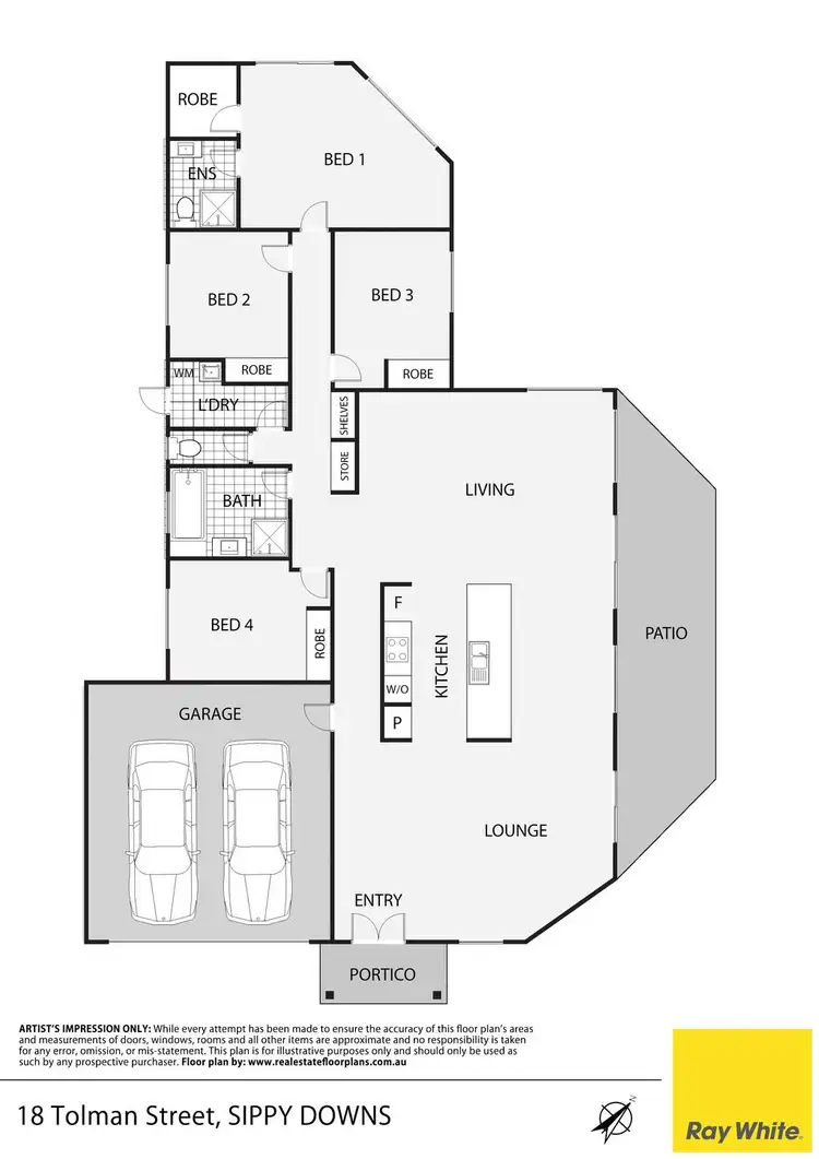 Floorplan of Homely house listing, 18 Tolman Street, Sippy Downs QLD 4556