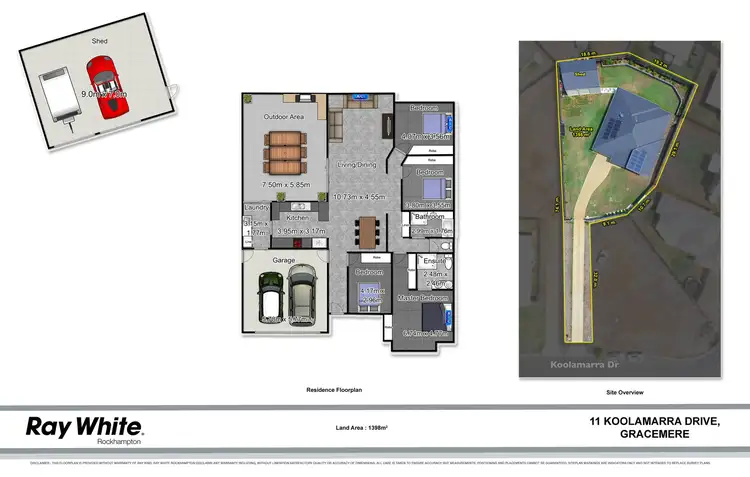 Floorplan of Homely house listing, 11 Koolamarra Drive, Gracemere QLD 4702