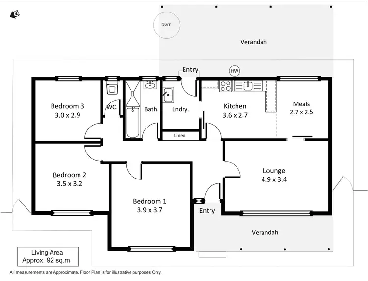 Floorplan of Homely house listing, 18 Sims Parade, Renmark SA 5341