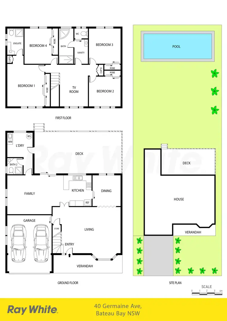 Floorplan of Homely house listing, 40 Germaine Avenue, Bateau Bay NSW 2261