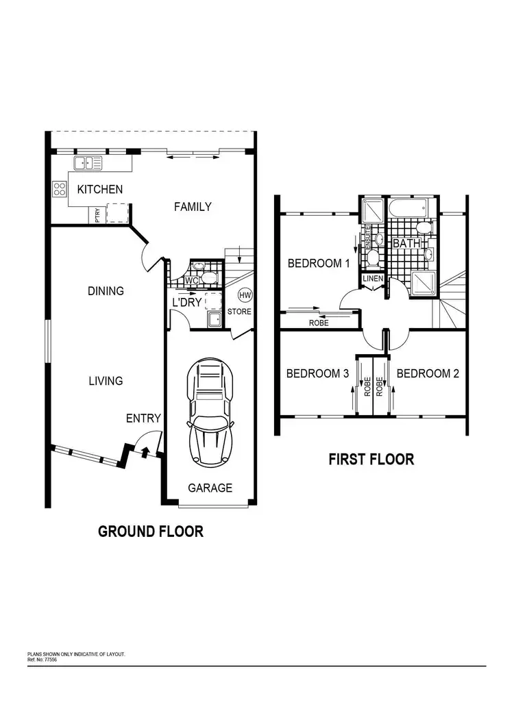 Floorplan of Homely townhouse listing, 19/19 Aspinall Street, Watson ACT 2602