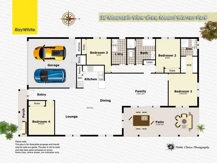 Floorplan of Homely house listing, 36 Mountain View Crescent, Mount Warren Park QLD 4207