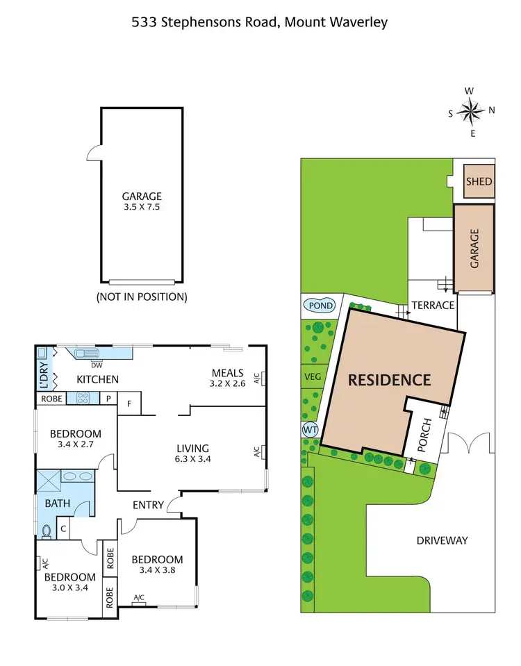 Floorplan of Homely house listing, 533 Stephensons Road, Mount Waverley VIC 3149