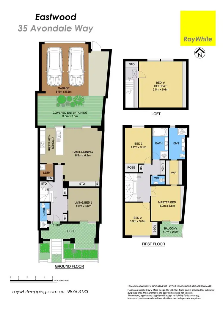 Floorplan of Homely house listing, 35 Avondale Way, Eastwood NSW 2122