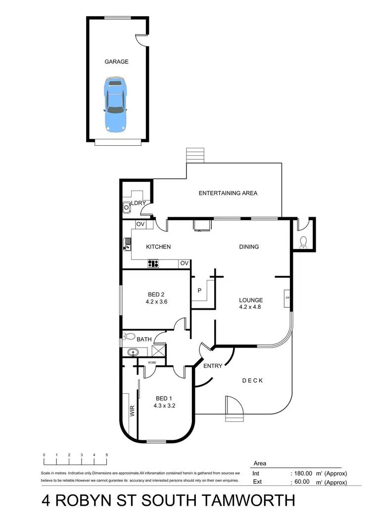 Floorplan of Homely house listing, 4 Robyn Street, Tamworth NSW 2340