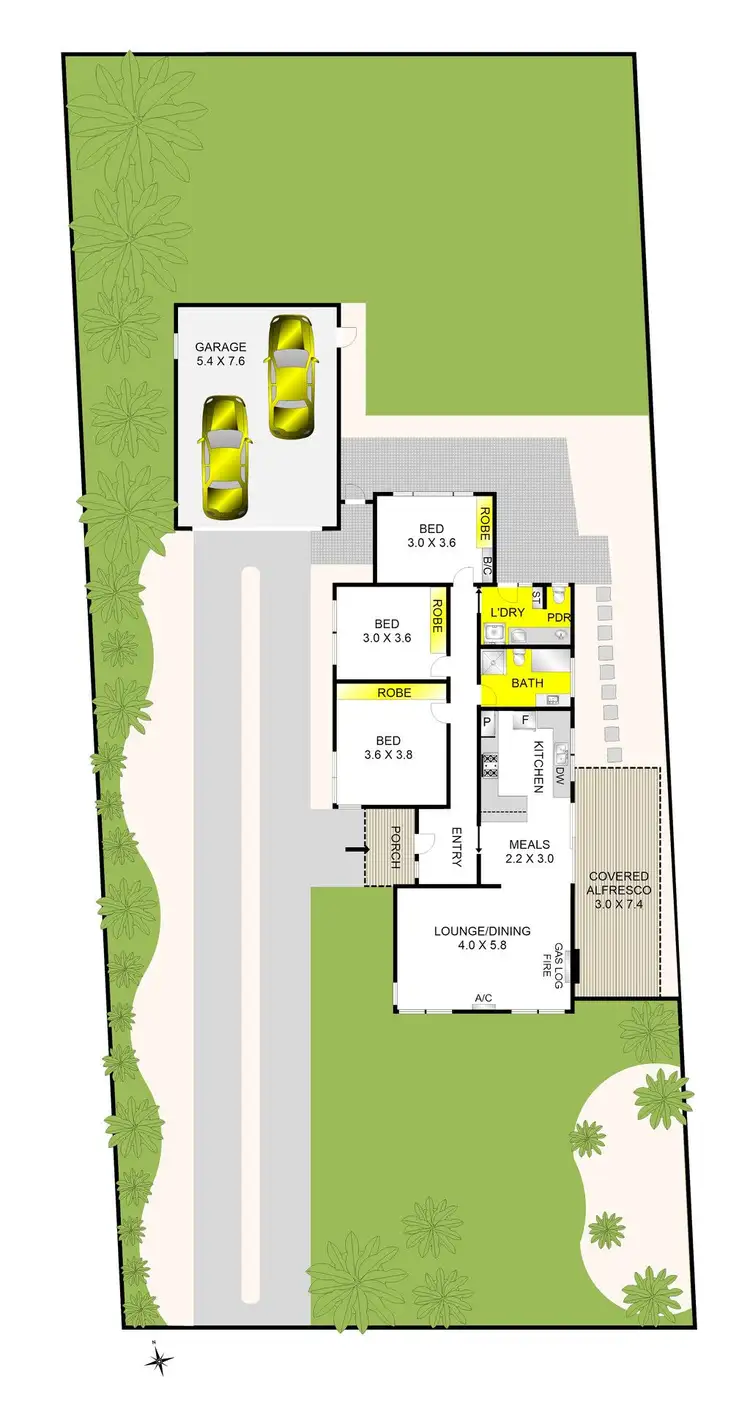 Floorplan of Homely house listing, 49B Station Lake Road, Lara VIC 3212