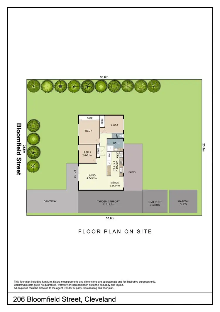 Floorplan of Homely house listing, 206 Bloomfield Street, Cleveland QLD 4163