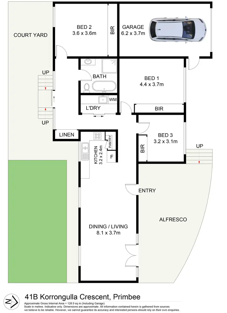 Floorplan of Homely house listing, 41B Korrongulla Crescent, Primbee NSW 2502