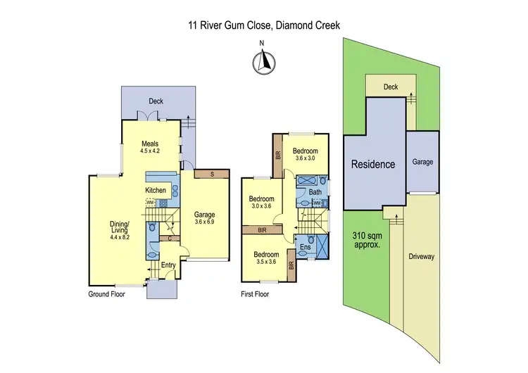 Floorplan of Homely house listing, 11 River Gum Close, Diamond Creek VIC 3089