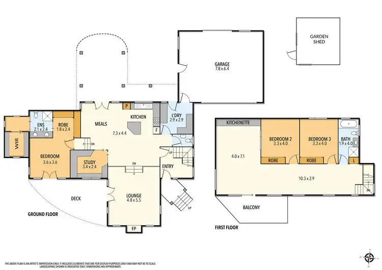 Floorplan of Homely house listing, 6 Chillingworth Road, Cowes VIC 3922