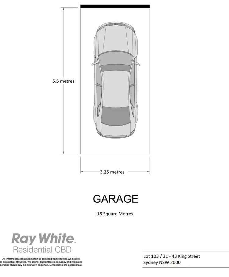 Floorplan of Homely other listing, 103/31 - 43 King Street, Sydney NSW 2000