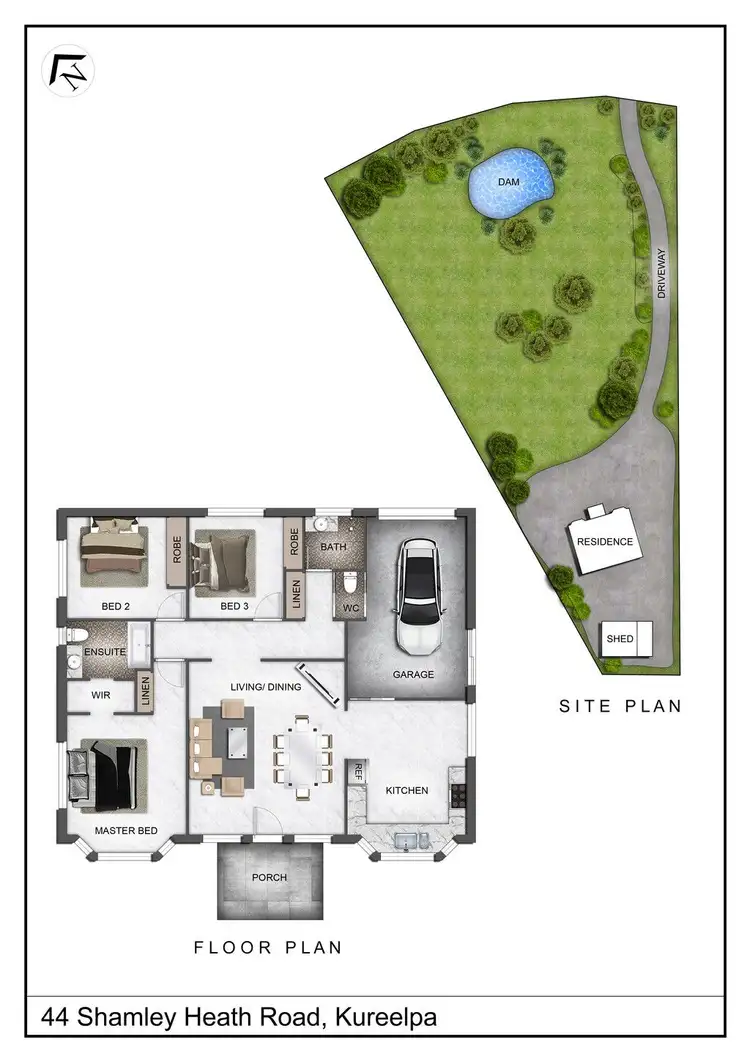 Floorplan of Homely house listing, 44 Shamley Heath Road, Kureelpa QLD 4560
