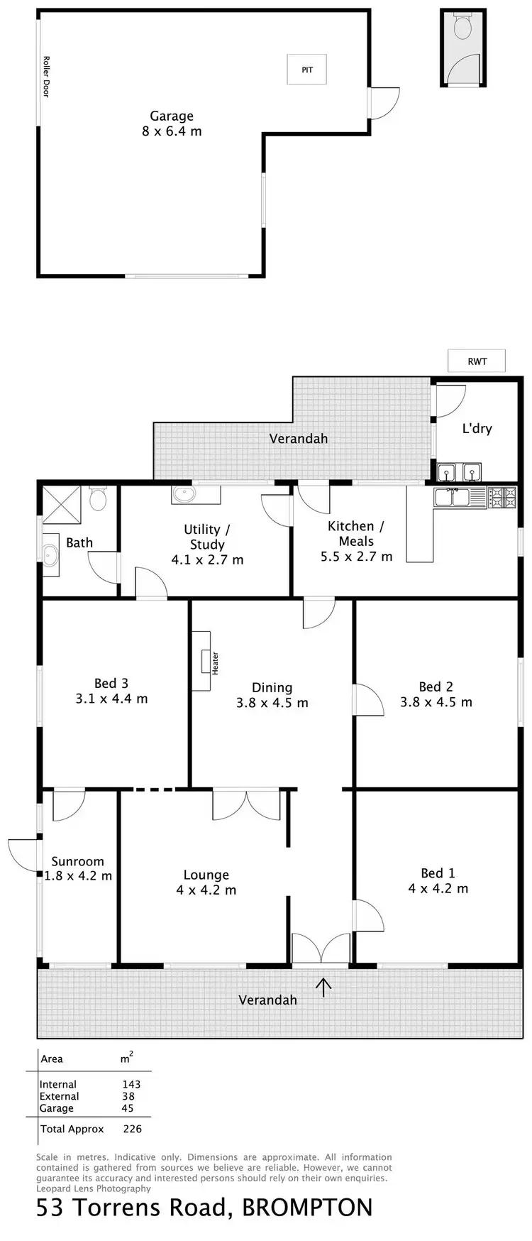 Floorplan of Homely house listing, 53 Torrens Road, Brompton SA 5007