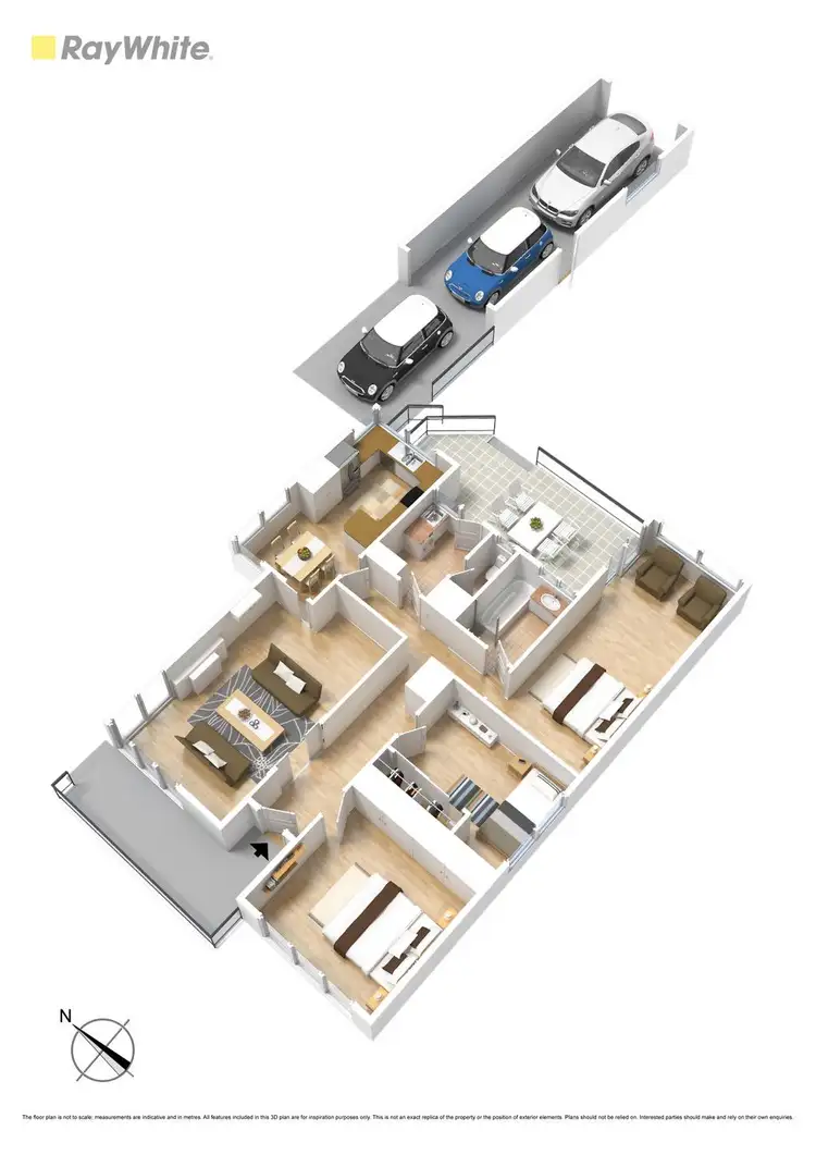 Floorplan of Homely house listing, 8 Ladner Court, Chadstone VIC 3148
