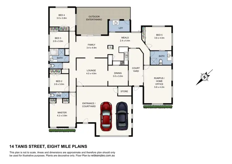 Floorplan of Homely house listing, 14 Tanis Street, Eight Mile Plains QLD 4113