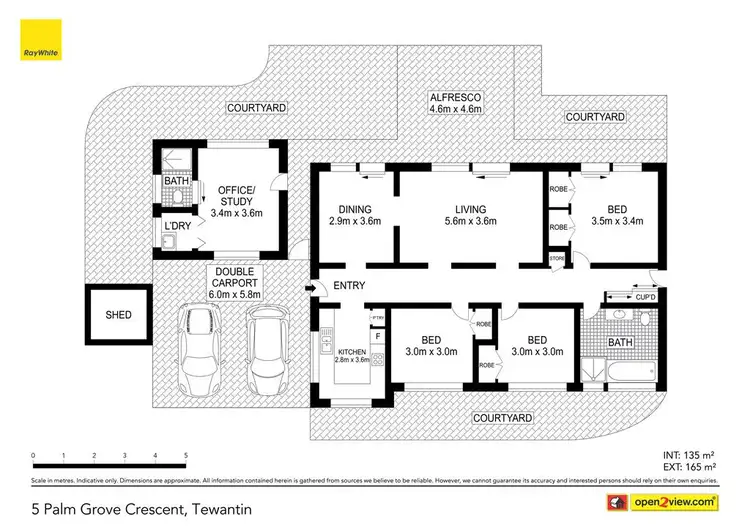 Floorplan of Homely house listing, 5 Palm Grove Crescent, Tewantin QLD 4565