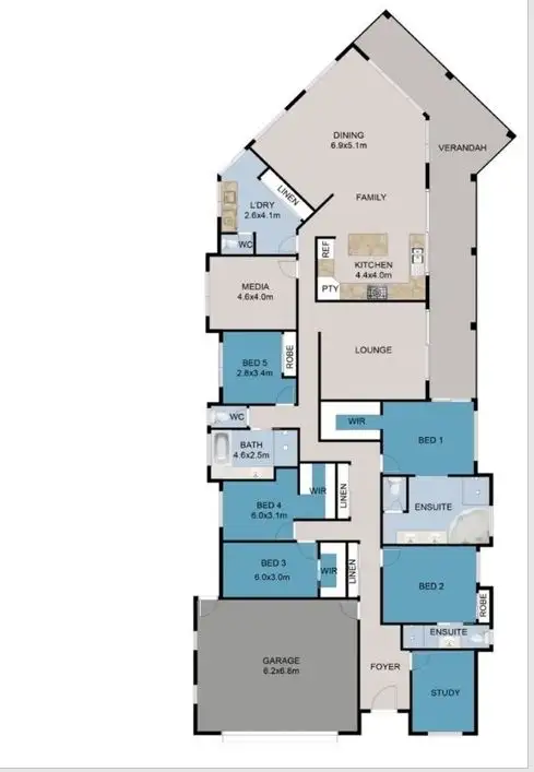 Floorplan of Homely house listing, 3 Francis Court, Pelican Waters QLD 4551