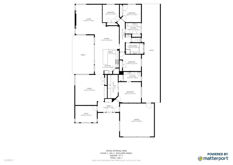 Floorplan of Homely house listing, 7 Cutri Drive, Swan Hill VIC 3585