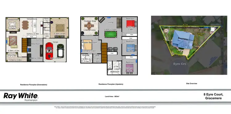 Floorplan of Homely house listing, 8 Eyre Court, Gracemere QLD 4702