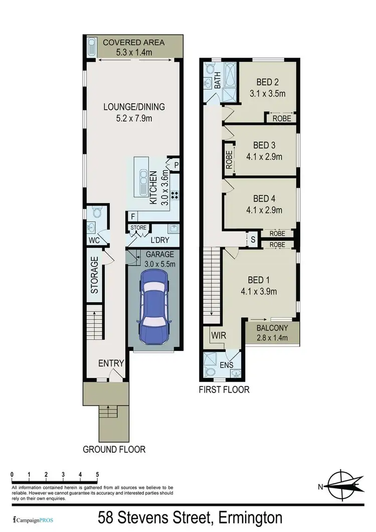 Floorplan of Homely house listing, 58 Stevens Street, Ermington NSW 2115