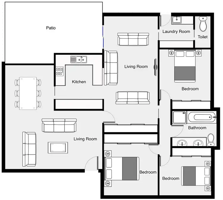 Floorplan of Homely house listing, 2 Miller Avenue, Mildura VIC 3500