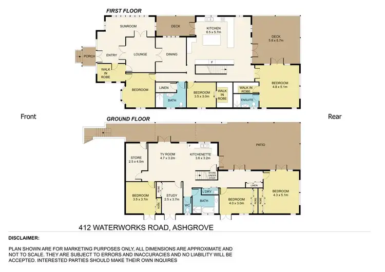 Floorplan of Homely house listing, 412 Waterworks Road, Ashgrove QLD 4060