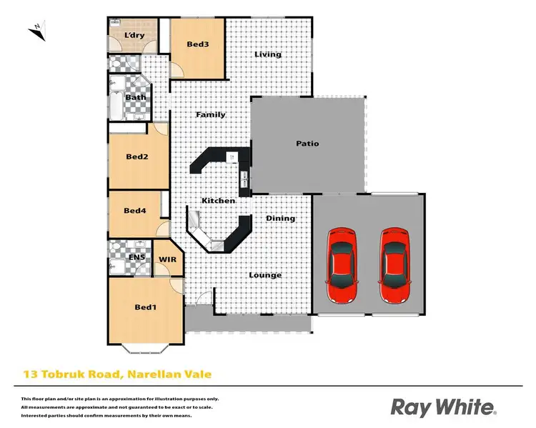 Floorplan of Homely house listing, 13 TOBRUK Road, Narellan Vale NSW 2567