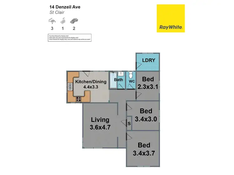 Floorplan of Homely house listing, 14 Denzil Avenue, St Clair NSW 2759