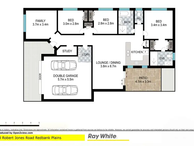 Floorplan of Homely house listing, 3 Robert Jones Street, Redbank Plains QLD 4301