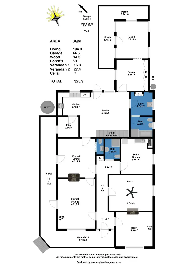 Floorplan of Homely house listing, 22 Basedow Road, Tanunda SA 5352