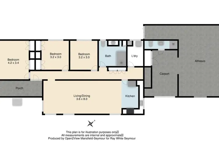 Floorplan of Homely house listing, 55 Wimble Street, Seymour VIC 3660