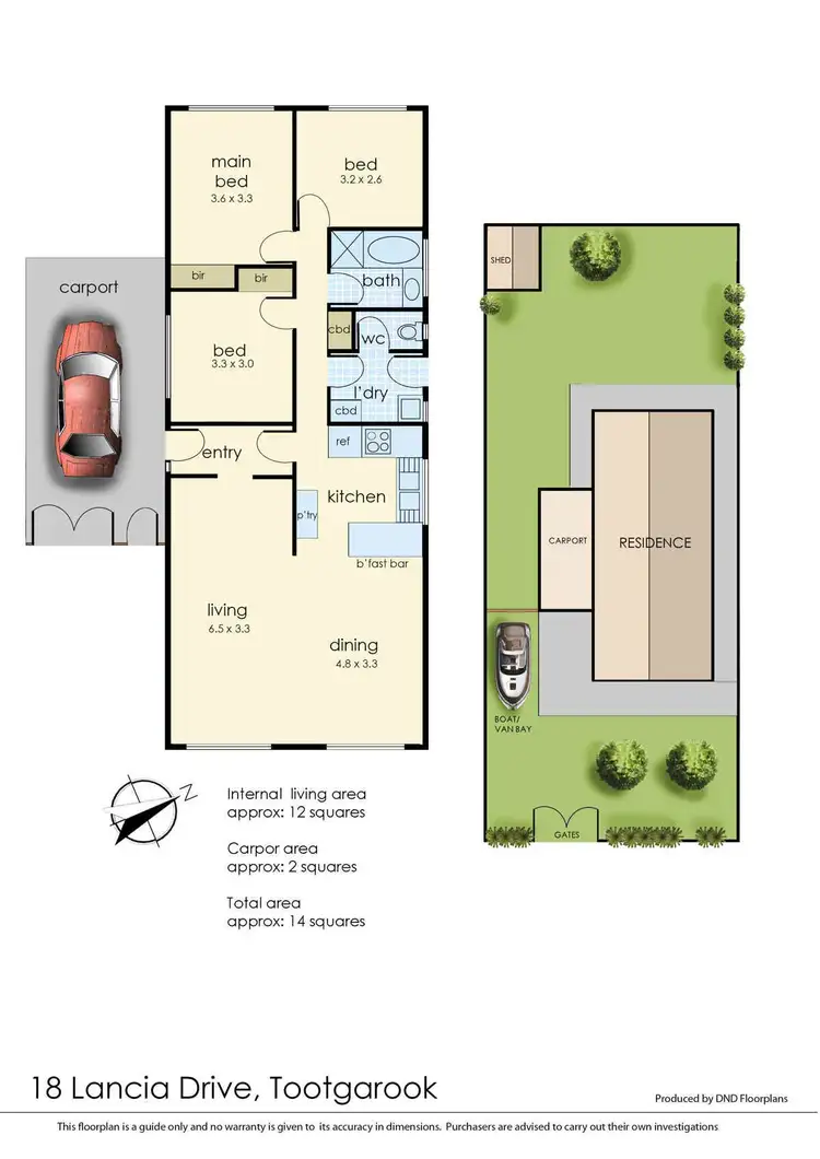 Floorplan of Homely house listing, 18 Lancia Drive, Tootgarook VIC 3941
