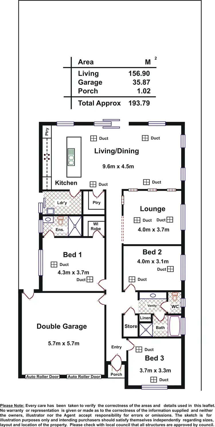 Floorplan of Homely house listing, 10 Lakeside Drive, Andrews Farm SA 5114