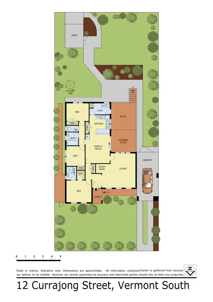Floorplan of Homely house listing, 12 Currajong Street, Vermont South VIC 3133