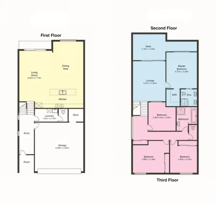 Floorplan of Homely townhouse listing, 7/50 Lakefield Drive, North Lakes QLD 4509