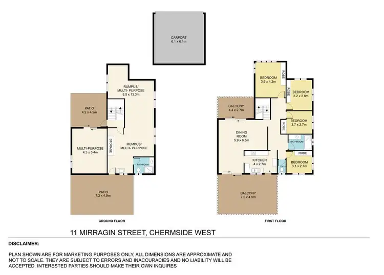 Floorplan of Homely house listing, 11 Mirragin Street, Chermside West QLD 4032