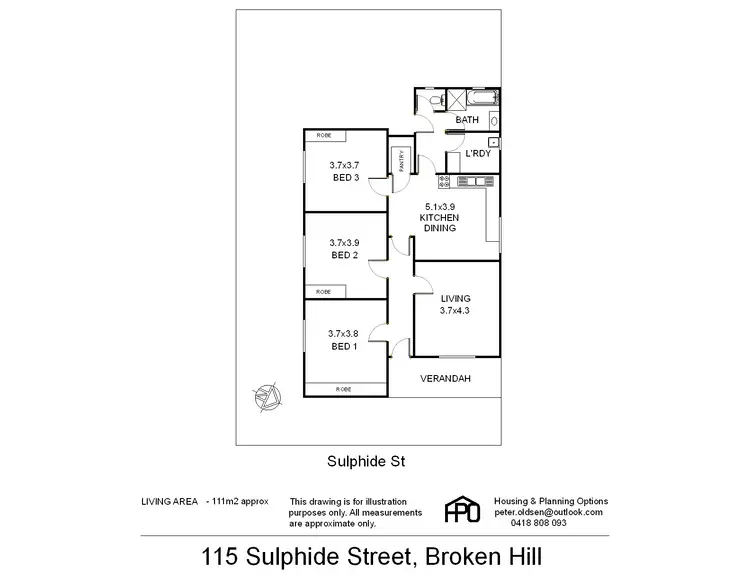 Floorplan of Homely house listing, 115 Sulphide Street, Broken Hill NSW 2880