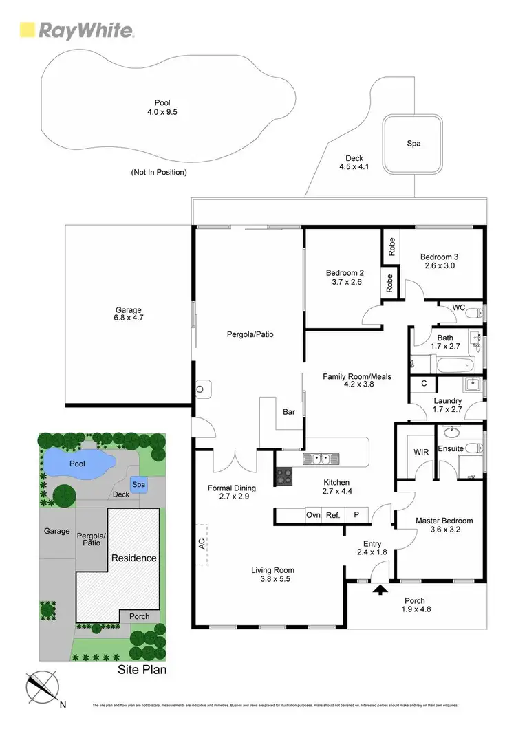 Floorplan of Homely house listing, 37 Garden Grove Drive, Mill Park VIC 3082