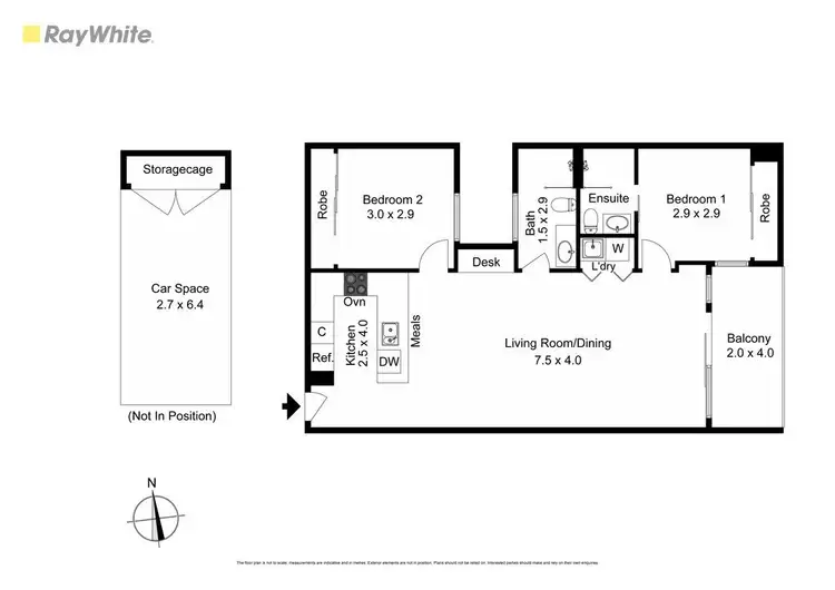 Floorplan of Homely house listing, 713/90 Buckley Street, Footscray VIC 3011