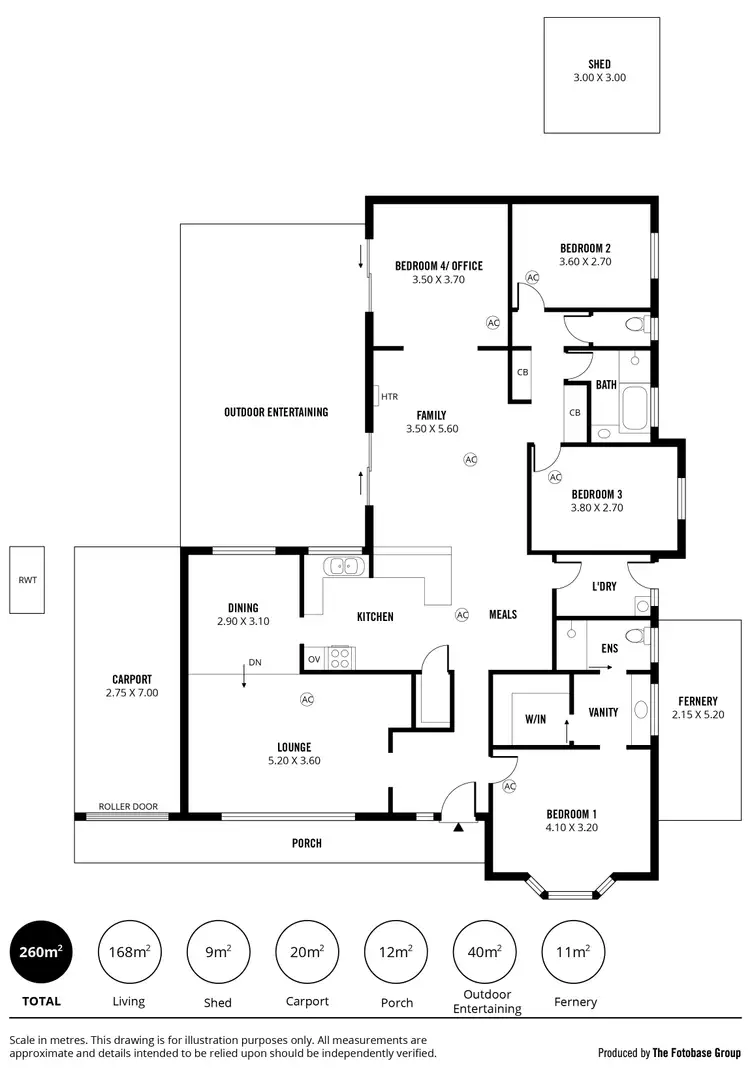 Floorplan of Homely house listing, 5 Panorama Drive, Aberfoyle Park SA 5159