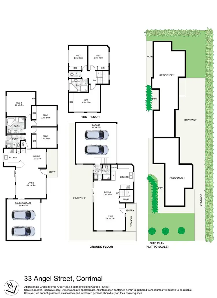 Floorplan of Homely semi-detached listing, 33 Angel Street, Corrimal NSW 2518