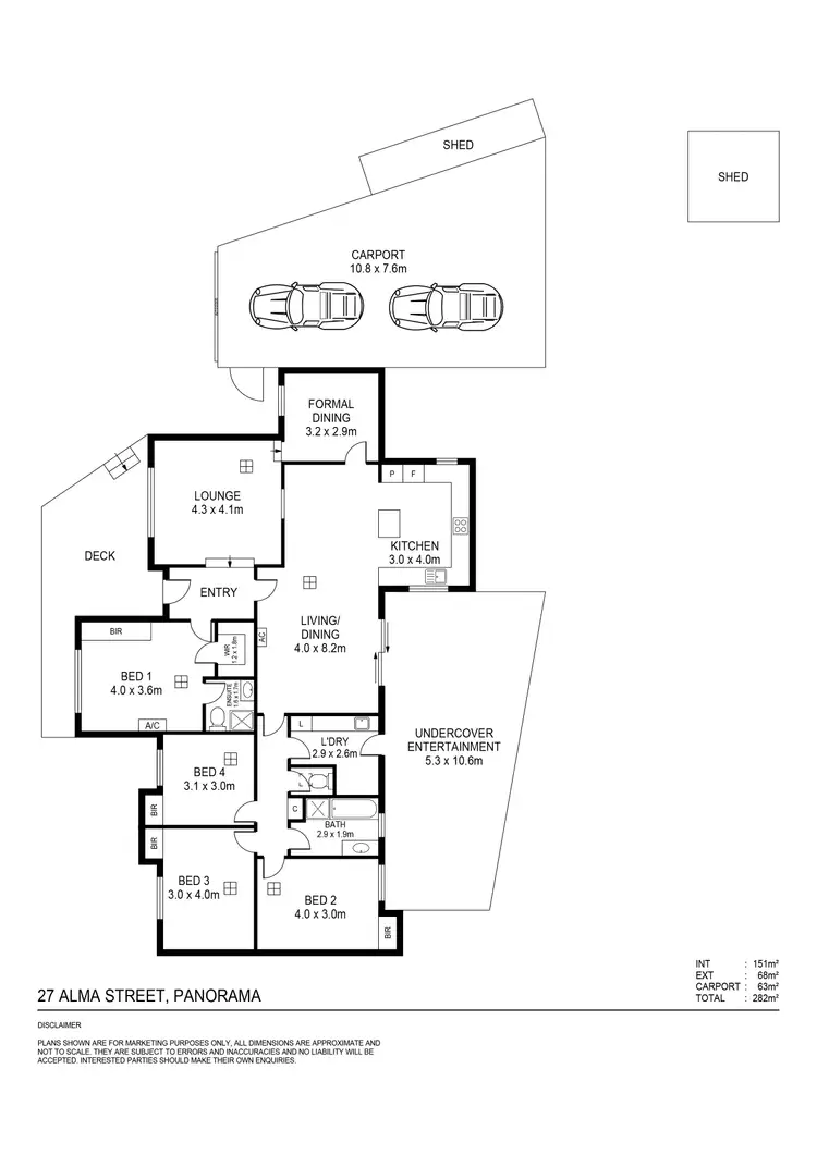Floorplan of Homely house listing, 27 Alma Street, Panorama SA 5041