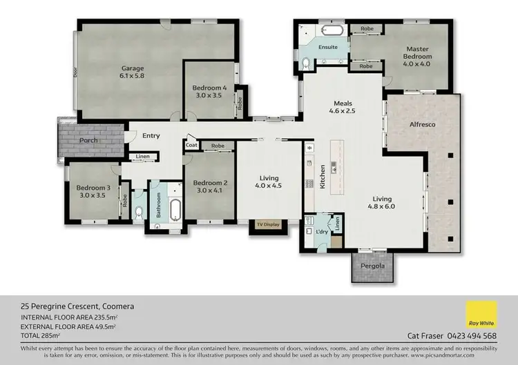 Floorplan of Homely house listing, 25 Peregrine Crescent, Coomera QLD 4209