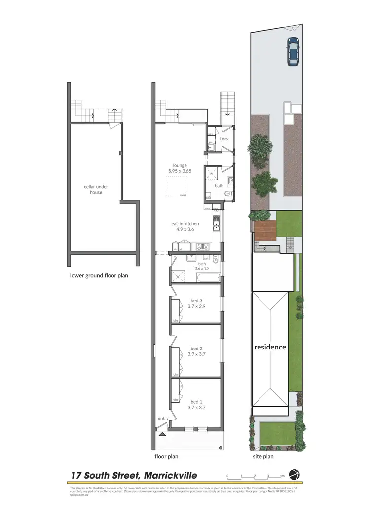 Floorplan of Homely house listing, 17 South Street, Marrickville NSW 2204