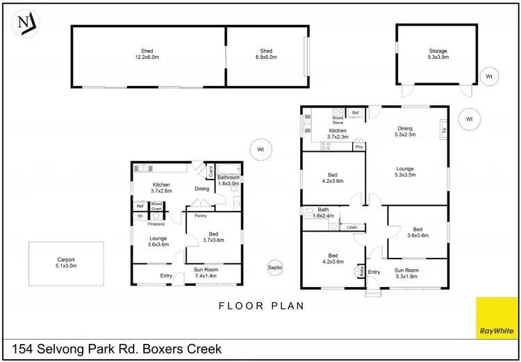 Floorplan of Homely rural property listing, 154 Selvon Park Road, Goulburn NSW 2580